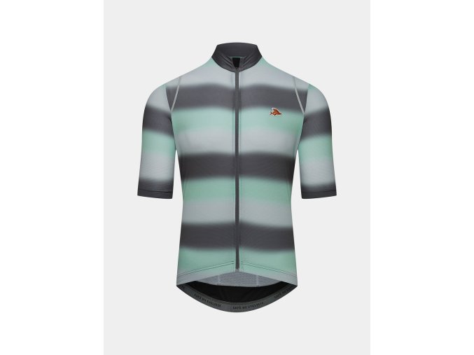 Pánský cyklo dres AUDAX MONA Anthracite Agave Antracitová Agáve