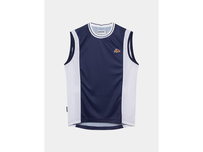 Pánský cyklodres GRAVEL MTB BEATRICE V2 Navy White Námořnická modrá s bílou