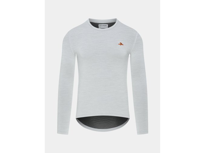 Pánské funkční triko s dlouhým rukávem JUDITH Mountain Fog Horská mlha