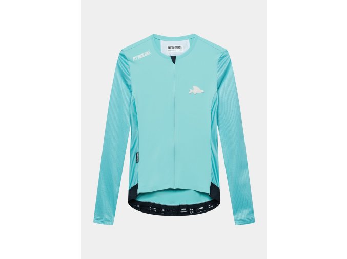 Pánský cyklo dres pro vysoké intenzity RACE ROXANE Riviera Blue Modrá riviéra