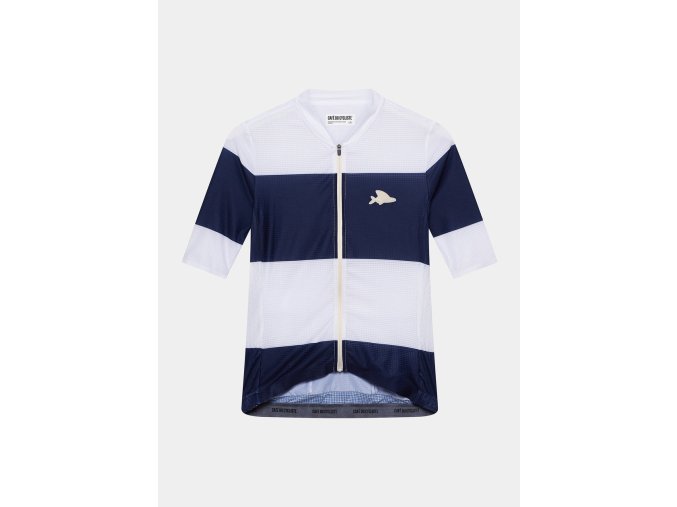 Pánský cyklo dres ultralehký RACE ANGELINE V2 Navy White Námořnická modrá a bílá