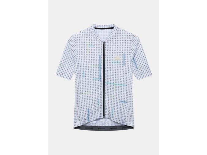 Pánský cyklo dres ultralehký RACE ANGELINE V2 Hidden Word Yellow Skryté slovo žlutá