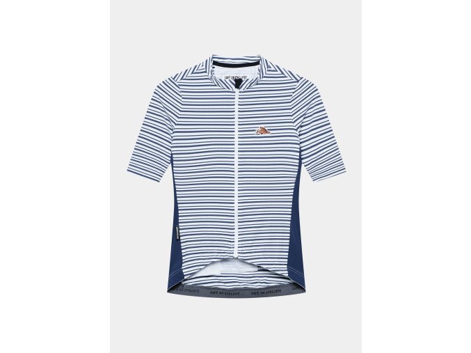 Dámský cyklistický dres ROMY Navy White Námořnická modrá a bílá