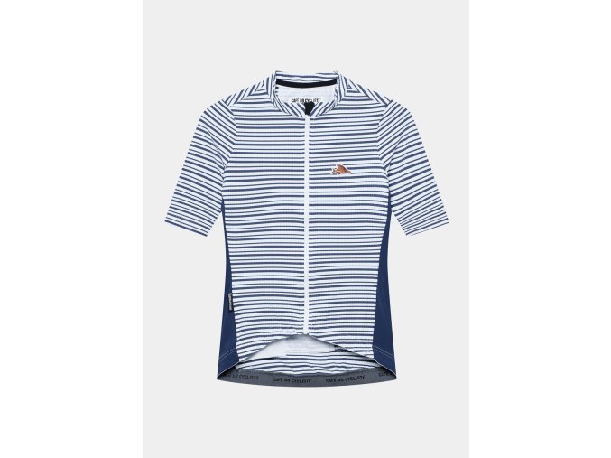 Pánský cyklistický dres ROMY Navy White Námořnická modrá a bílá