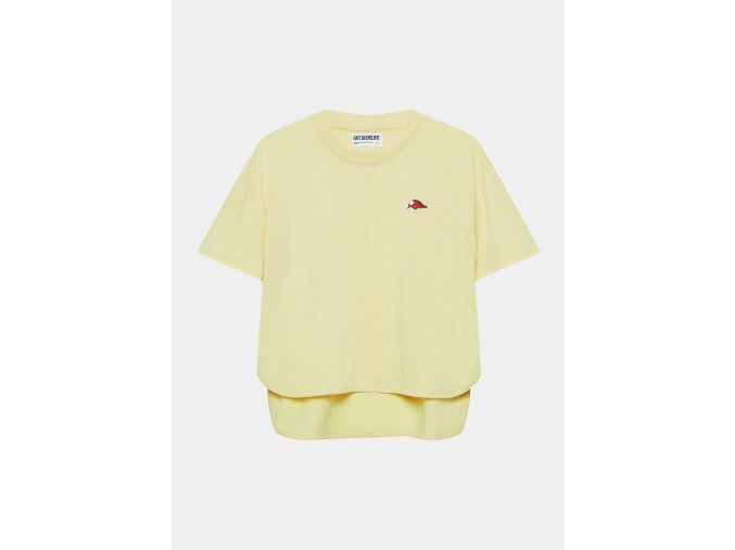 Dámský uvolněný cyklistický dres SANDRINE Naples Yellow Neapolská žlutá