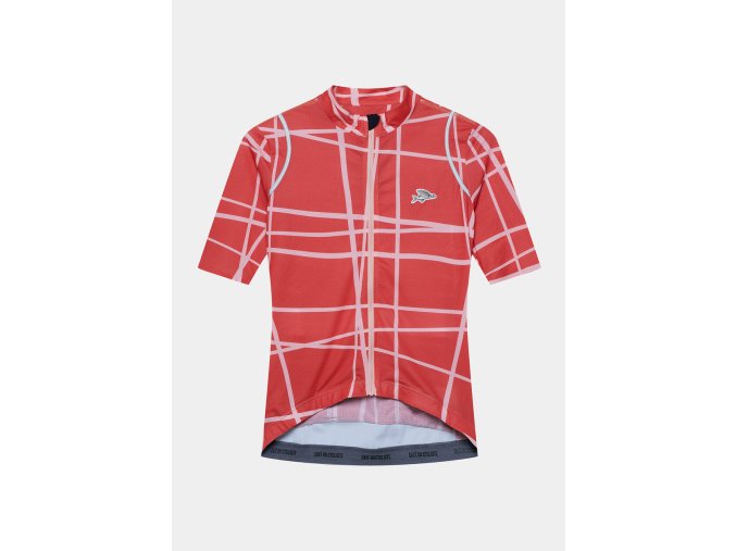 Dámský cyklo dres AUDAX MONA V2 Cinder Red Šumivá červená