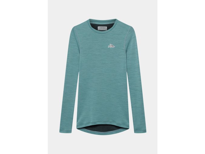 Dámské funkční triko s dlouhým rukávem JUDITH Deep Water Hluboká voda