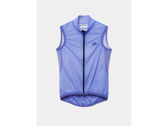 Pánská cyklistická větru odolná vesta EDITH Cold Dye Verbena Studeně barvená verbena