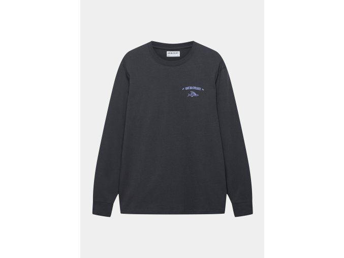 Bavlněné tričko s dlouhým rukávem MARIA UNISEX Anthracit Antracit