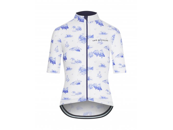 Dámský cyklo dres VALENTINE GRAVURE Blue Modrá