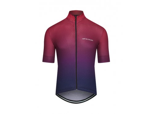 Pánský cyklo dres FLEURETTE Stínovaná červená