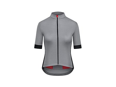 Dámský cyklo dres MERINO EGLANTINE Dark Gray Tmavě šedá