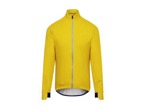 Pánská cyklo bunda do deště, pláštěnka SUZETTE Yellow Žlutá