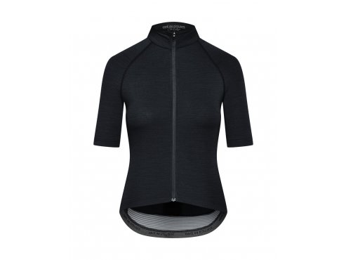 Dámský cyklo dres MERINO MARINA černá