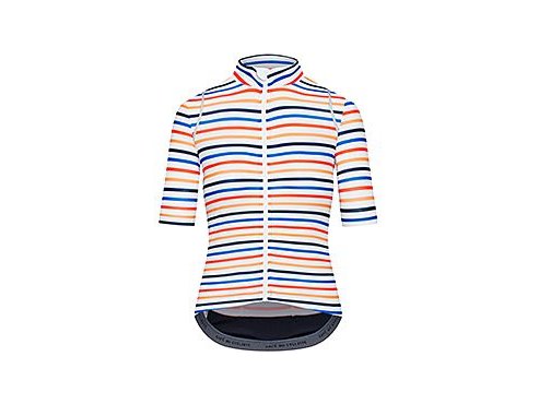 Dámský cyklo dres AUDAX MONA Parasol Orange Blue Slunečník