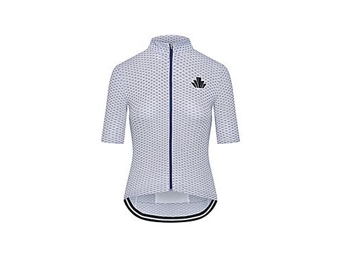 Dámský cyklo dres ATELIER AGNES White Blue Bílá a modrá