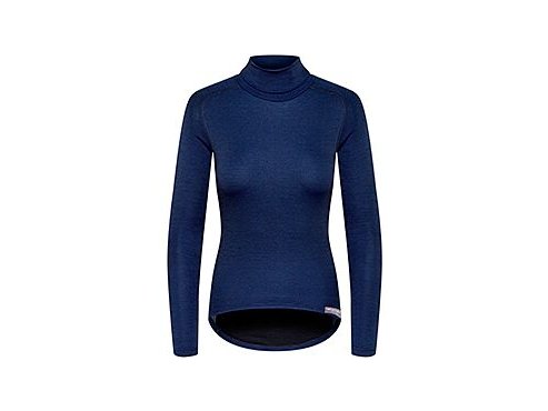 Dámský funkční rolák s dlouhým rukávem MERINO CAMILLE Navy Námořní modrá