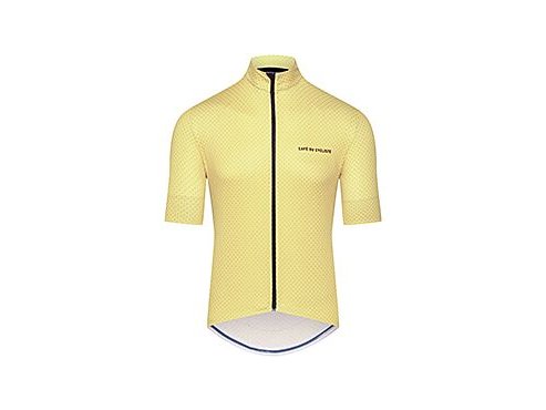 Pánský cyklo dres FLEURETTE Citrónově žlutá