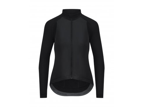 Dámský cyklo dres s dlouhým rukávem PATRICIA Black Černá