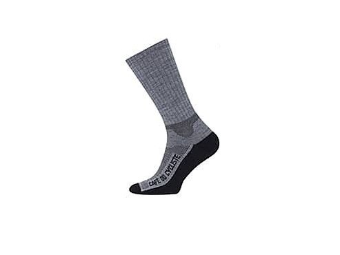 Zimní ponožky na kolo Merino PRIMALOFT Grey Šedá