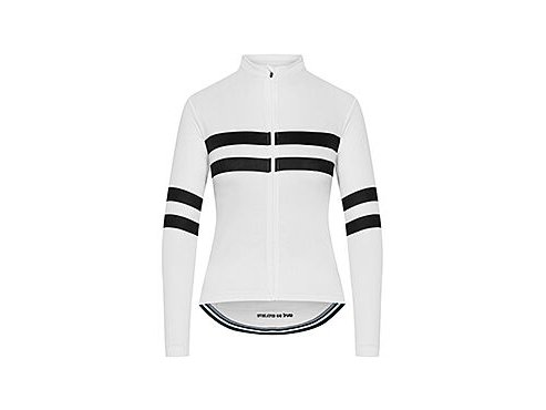 Dámský cyklo dres s dlouhým rukávem MERINO CLAUDETTE Monochrome Monochromatický