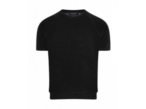 Tričko s froté bavlny JUSTINE černá
