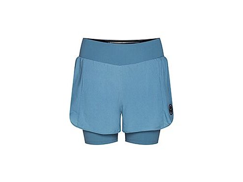 GRAVEL dámské cyklo kraťasy 2v1 MICKAELA Shark skin Žraločí kůže
