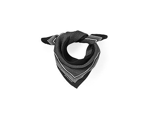 Hedvábný šátek na krk CAFÉ DU CYCLISTE Black Černá