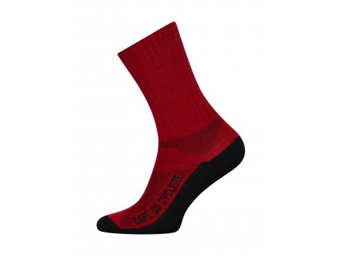 CAFÉ DU CYCLISTE Ponožky CYCLING SOCKS MP červená