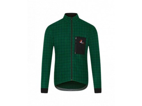 Pánský fleecový cyklo dres SOLANGE Green Garden Zelená zahrada