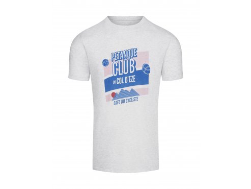 Cafe du cycliste SS19 Men City T Shirt Petanque Clear Grey Packshot Front