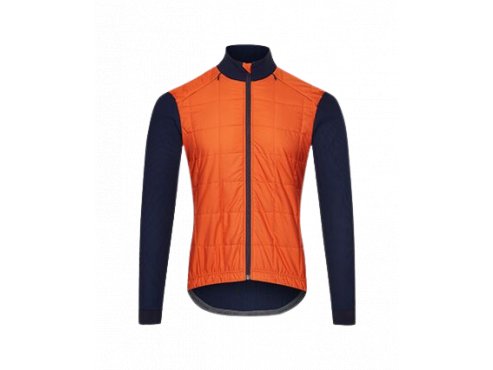 Pánská podzimní/jarní cyklobunda LEONIE Navy Tangerine Námořnická modrá s mandarinkou