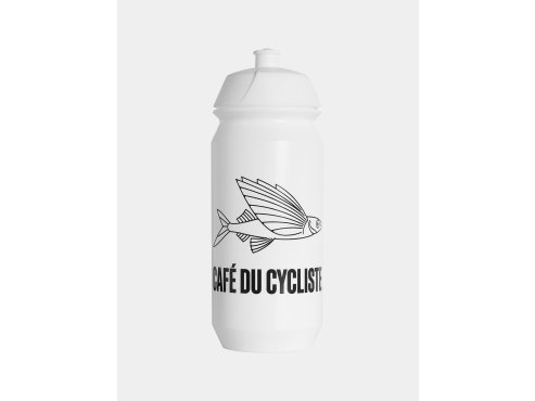 Cyklistická láhev, BIDON 500 ml LÉTAJÍCÍ RYBA bílá
