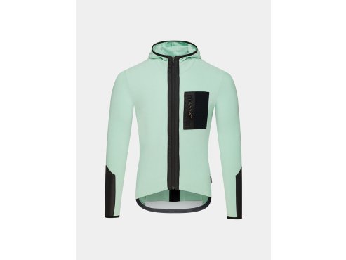 Pánský cyklistický dres s dlouhým rukávem AUDAX INGRID Pastel Green Pastelově zelená