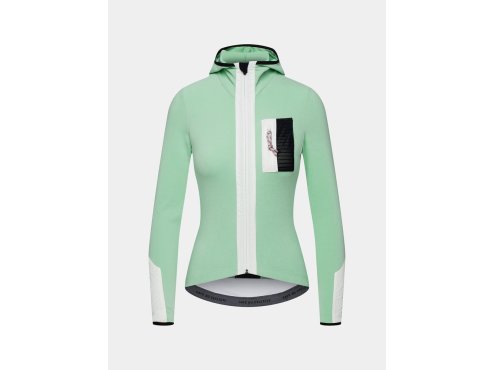 Dámský cyklistický dres s dlouhým rukávem AUDAX INGRID Pastel Green Pastelově zelená