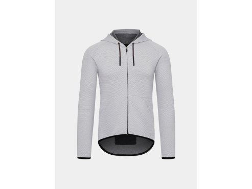 GRAVEL cyklodres s kapucí SOLENNE UNISEX Grey Šedá