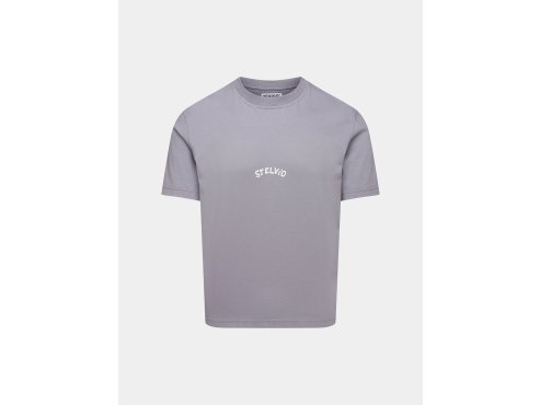 Bavlněné tričko s krátkým rukávem COL STELVIO UNISEX STORM Bouře