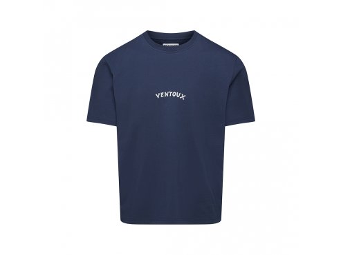 Bavlněné tričko s krátkým rukávem COL VENTOUX UNISEX námořnická modrá