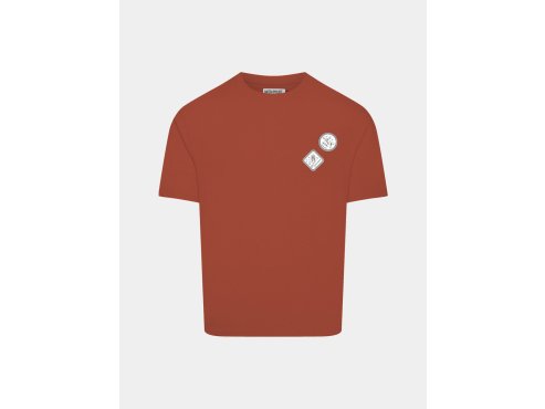 Bavlněné tričko ANNE BOTANICO UNISEX CLAY Jíl