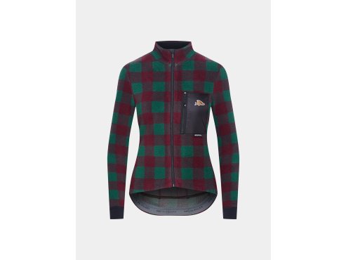 GRAVEL dámský cyklodres SOLANGE Green Quetsche Fialově zelené sevření