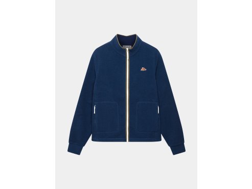 Pánská podzimní/jarní volnočasová fleecová bunda DOMITILLE V2 NAVY Námořnická modrá