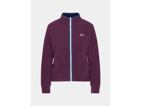 Dámská podzimní/jarní volnočasová fleecová bunda DOMITILLE V2 QUETSCHE PURPLE Fialové sevření