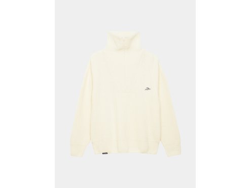 Svetr z vlněné směsi ALINA UNISEX CHALK Křída