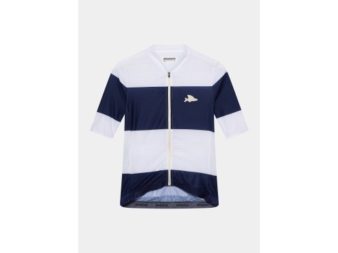 Pánský cyklo dres ultralehký RACE ANGELINE V2 Navy White Námořnická modrá a bílá
