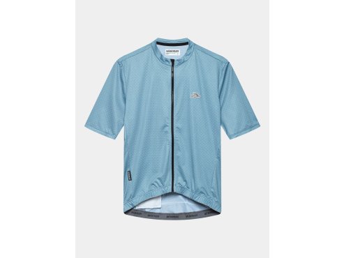 Pánský cyklo dres FLEURETTE V2 Deep Water Hluboká voda