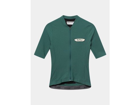 Dámský cyklo dres RACE EMELINE Bastille Edition 25 Alpine Green Alpská zelená