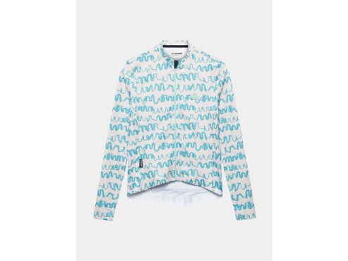 Pánský cyklistický dres pro vysoké intenzity RACE CONSTANCE Pearl Grey Deep Water Perlově šedá a hluboká voda