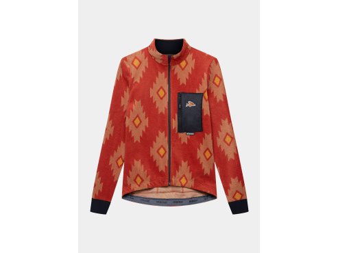 Dámský fleecový cyklo dres SOLANGE Clay Sandstone Jíl a pískovec