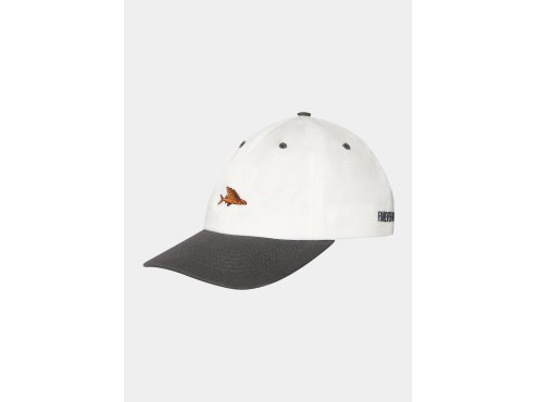 Baseballová čepice z organické bavlny UNISEX White Anthracite Bílá s antracitem