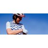 Pánský cyklo dres MICHELINE Zig Zag Navy Námořní modrá